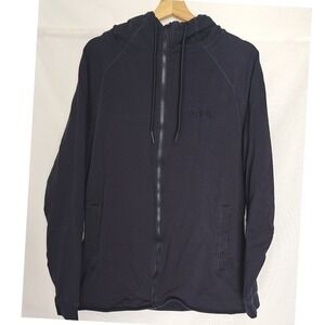 Vanquish Fitness Eclipse V2 Hoodie Navy Blue Full Zip Sweatshirt Raglan XXL